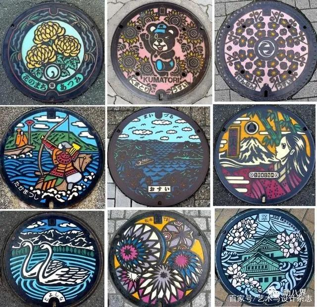 日本最惊人的井盖,真实的日本井盖