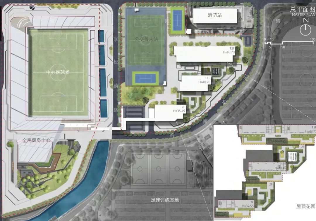 2000平的全民健身中心,全民健身中心足球场