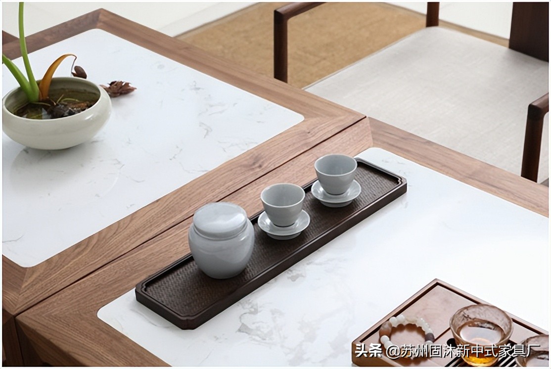 全屋实木家具新中式,新中式含蓄秀美韵味十足