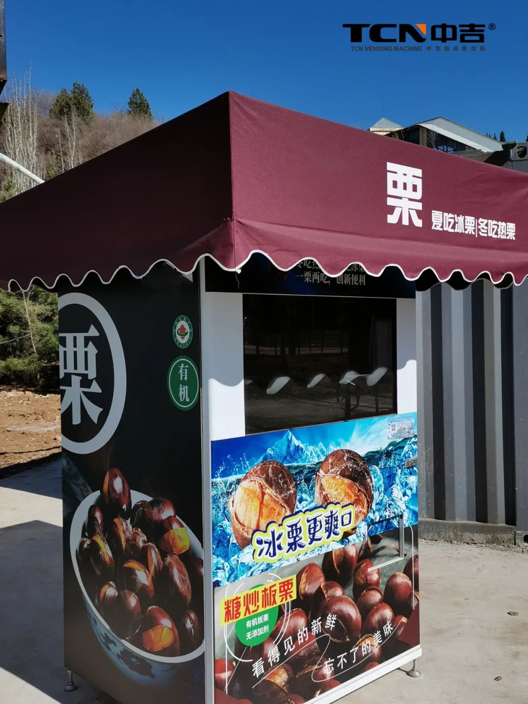 冬日赚钱好项目，中吉板栗自动售货机，小成本撬动大收益！