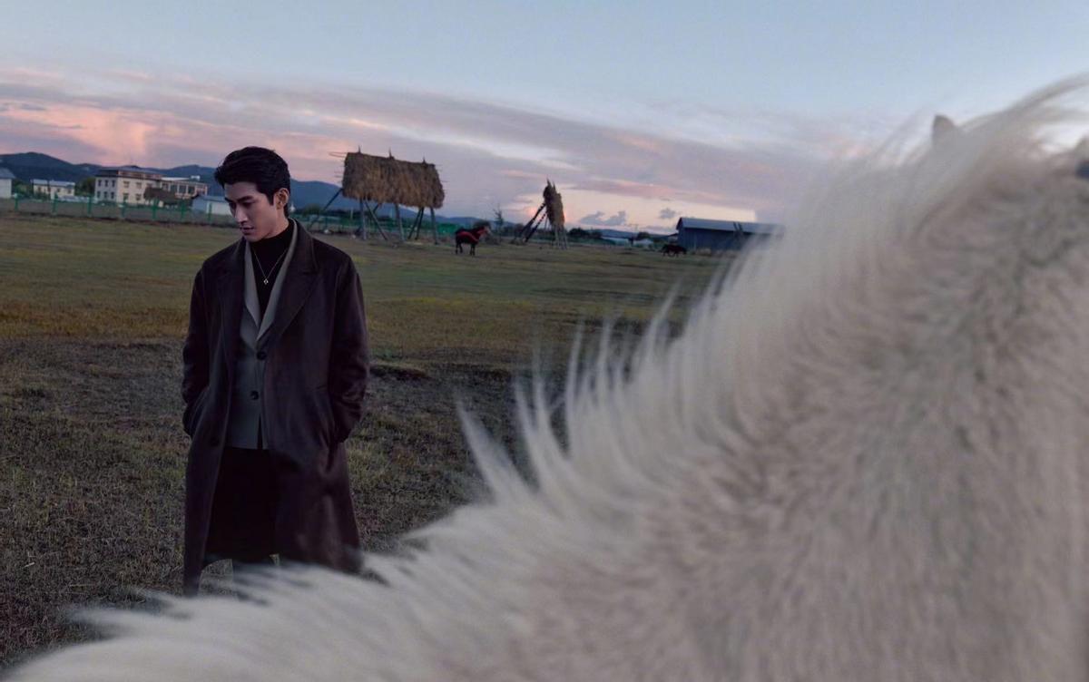 李治廷直筒裤穿搭,李治廷穿格子西装