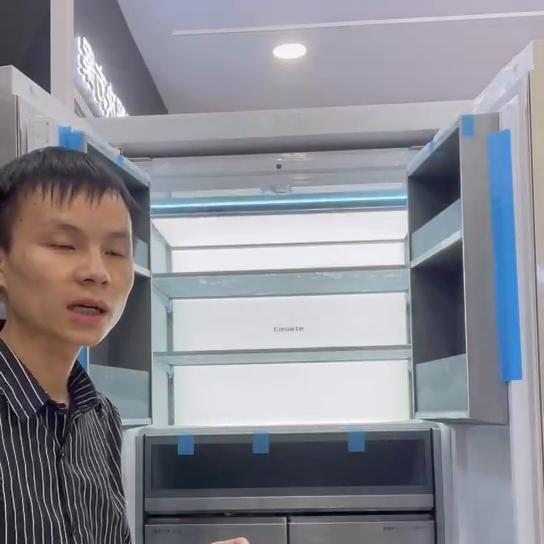 卡萨帝505零嵌入超薄冰箱价格,卡萨帝光年白系列平嵌冰箱家用