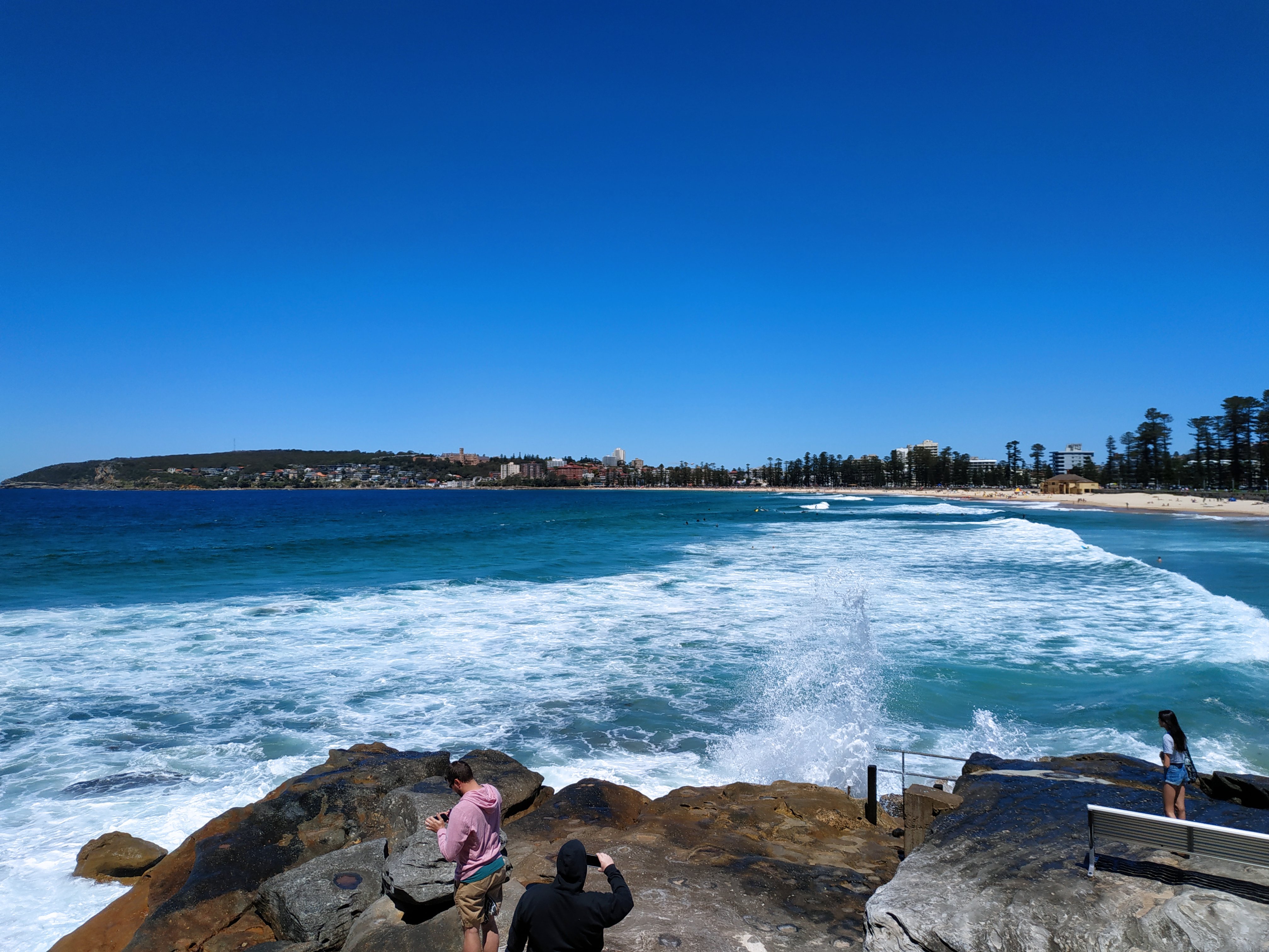 曼利海滩风景图片,著名的曼利海滩