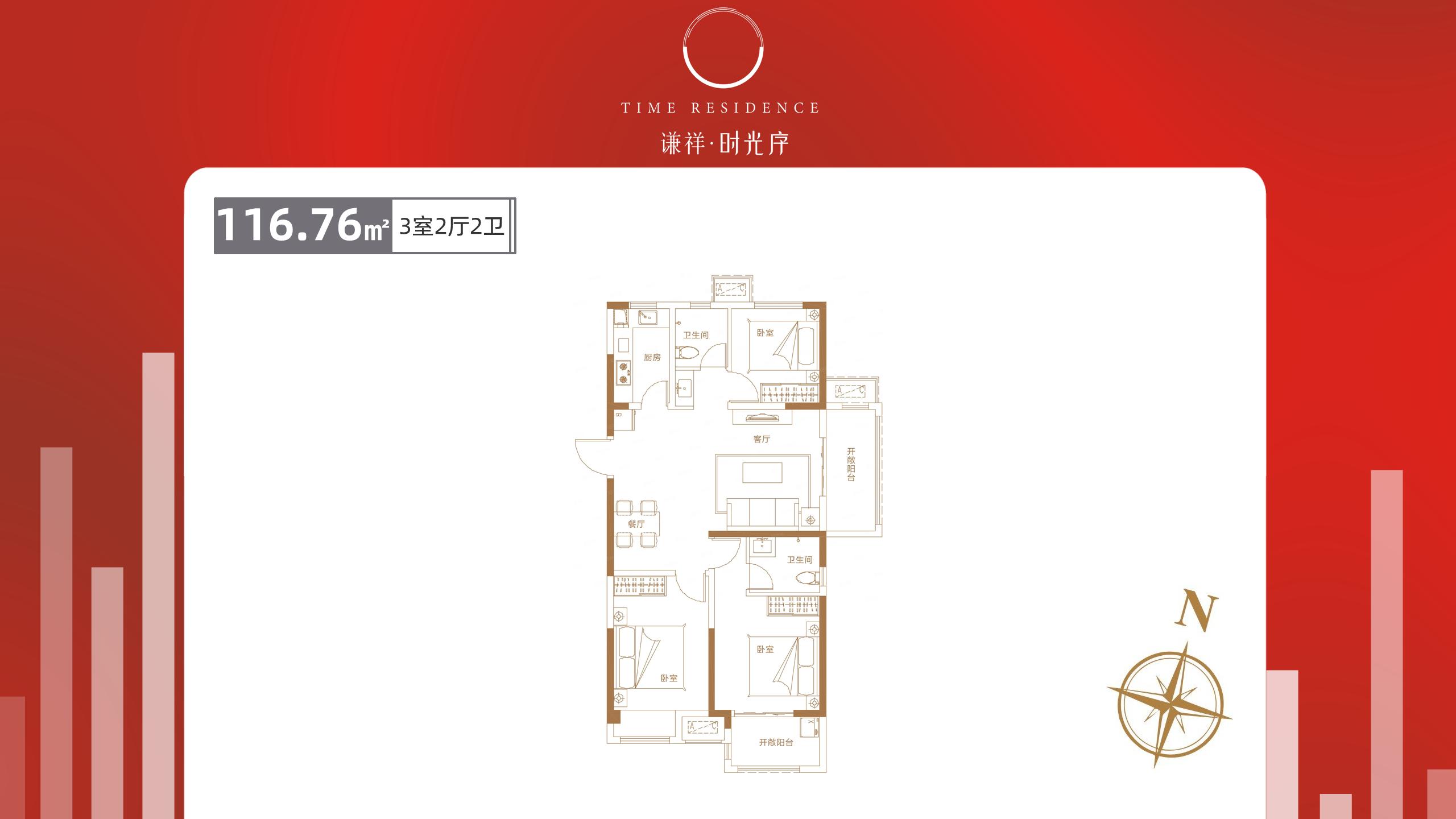 郑州市谦祥时光序精装修,郑州谦祥时光序105平户型怎么样