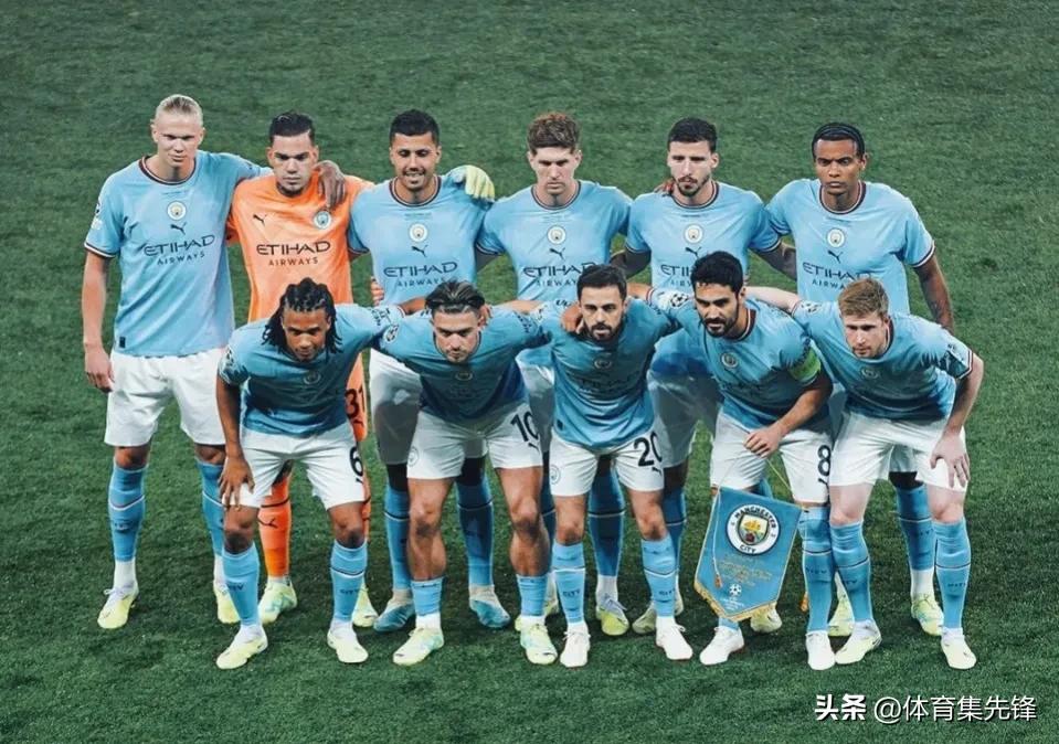曼城首夺欧冠赛后瓜迪奥拉,曼城队史首夺欧冠赛季加冕三冠王