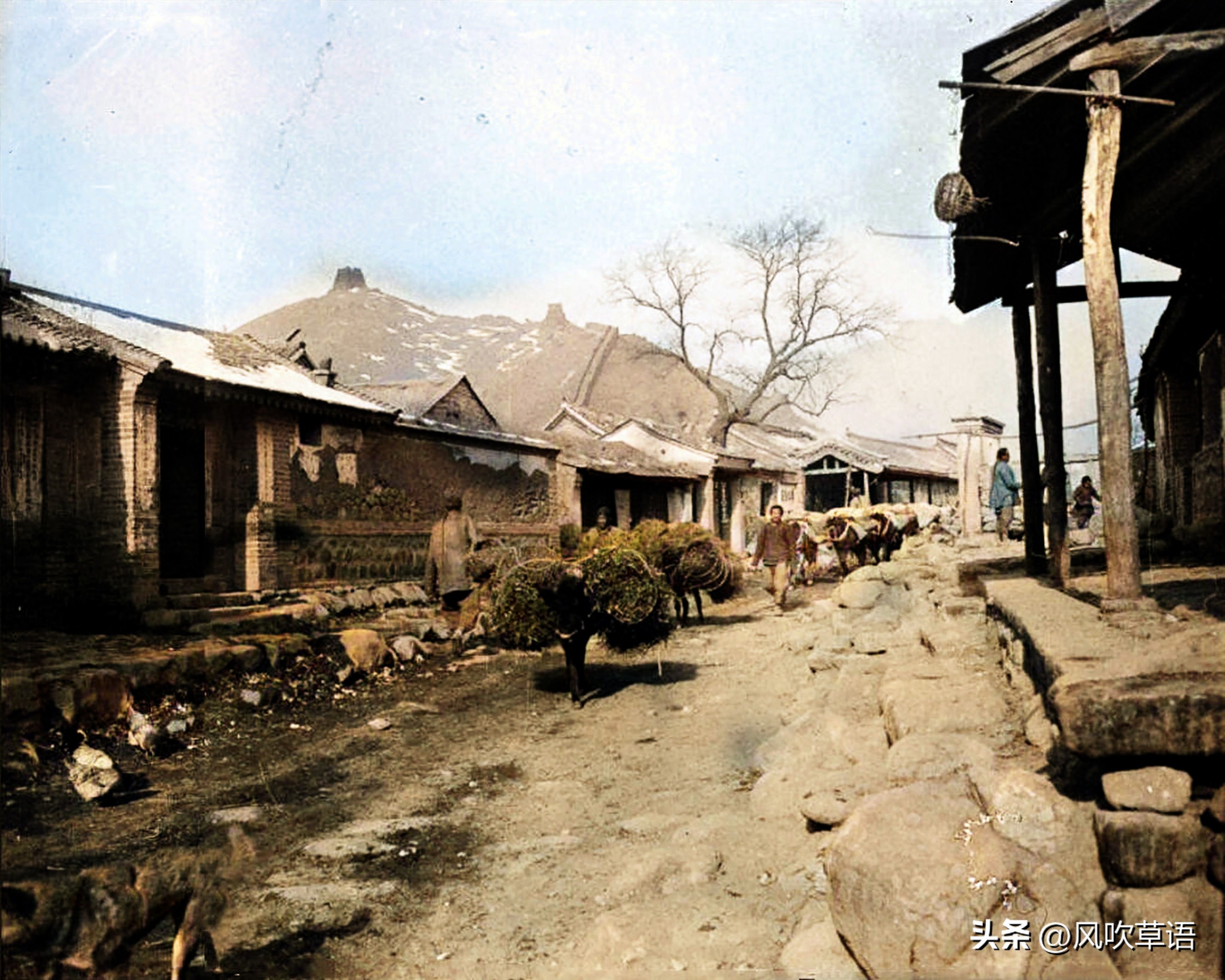 1860-1910年代北京城墙老照片,古城堡老照片