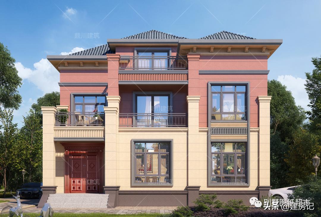 浙江自建房跃层设计,美墅住宅建房设计