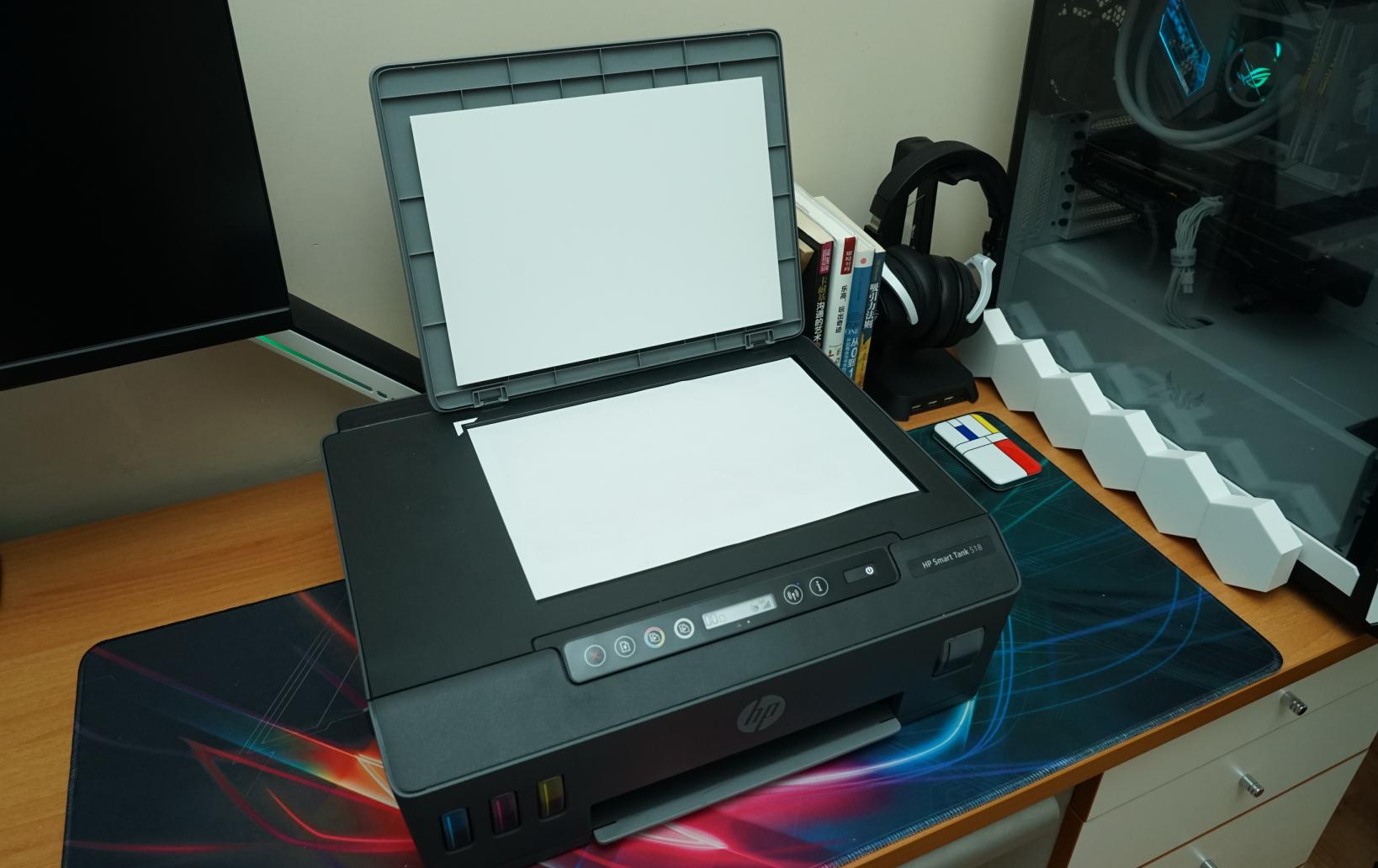 惠普smarttank518打印头清洁,惠普smarttank518如何复印