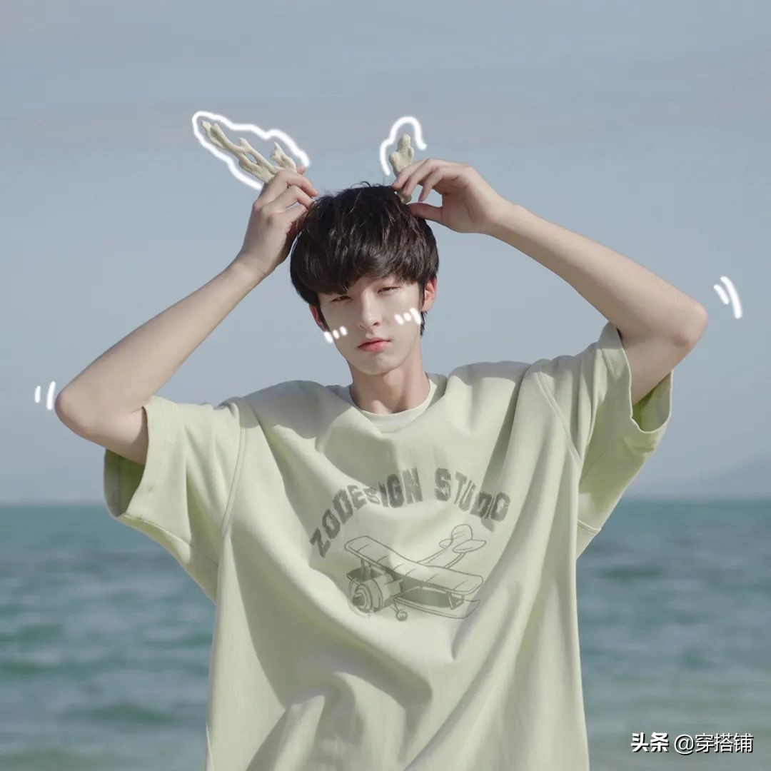 个子矮男士t恤短袖搭配技巧,男士矮个子怎么穿长款t恤