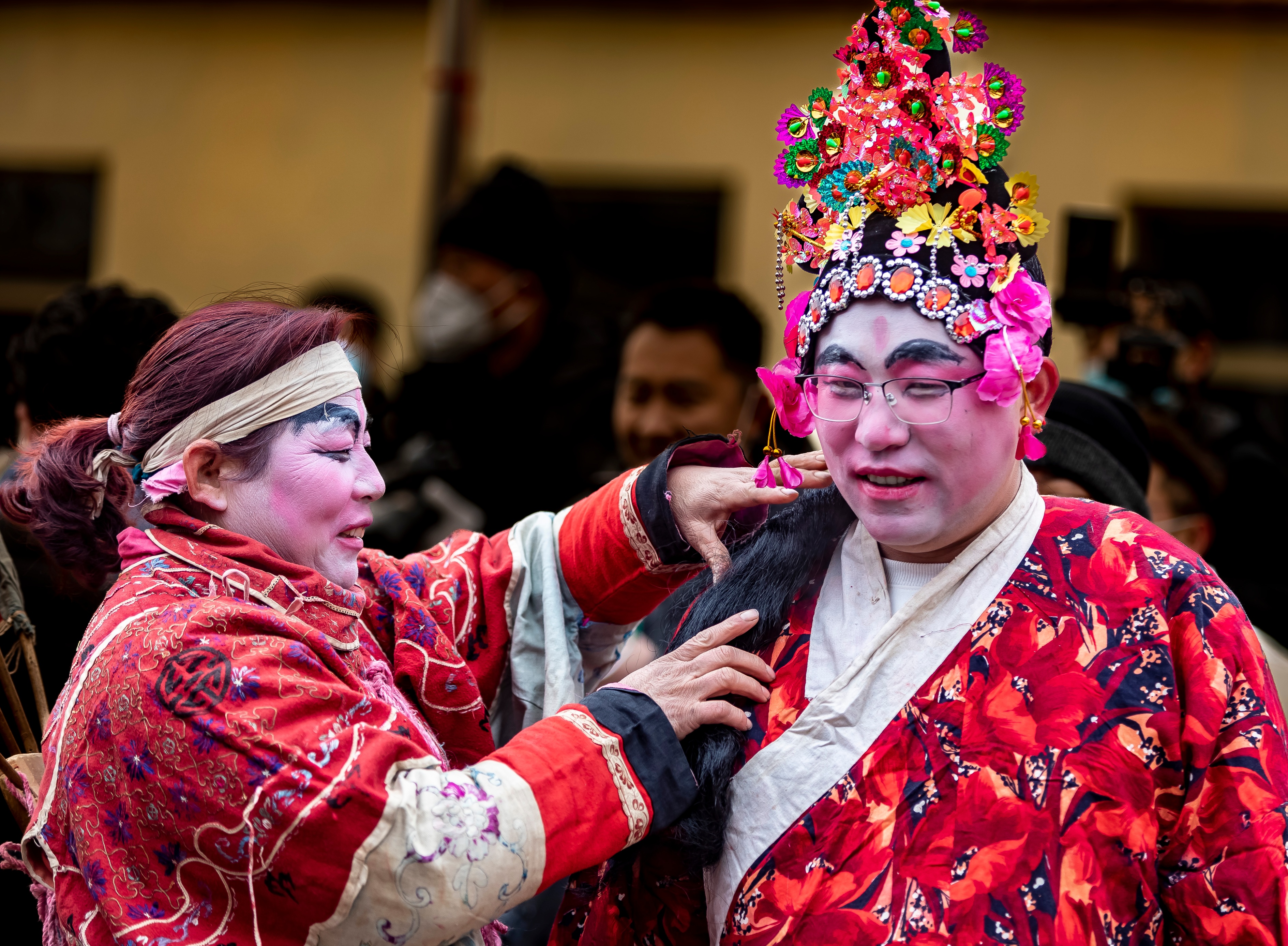沂水大峪送火神时间,大峪村送火神舞狮