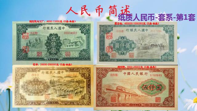 第1套人民币值多少钱,第1套整套人民币市场价值