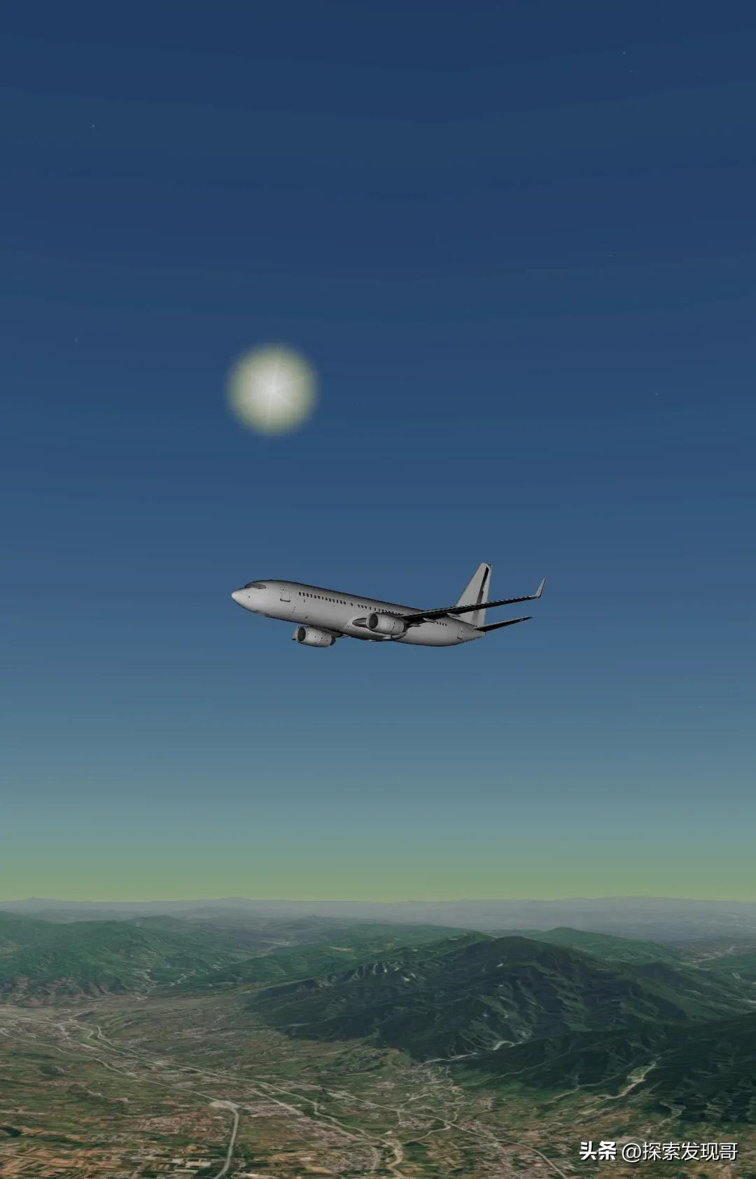 刚刚，8月23日7点55分，一架济南飞往西安航班到达陕西商洛上空