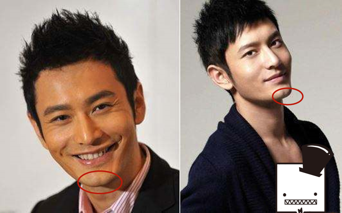 有美人尖下巴的明星,下巴不尖但很平的明星