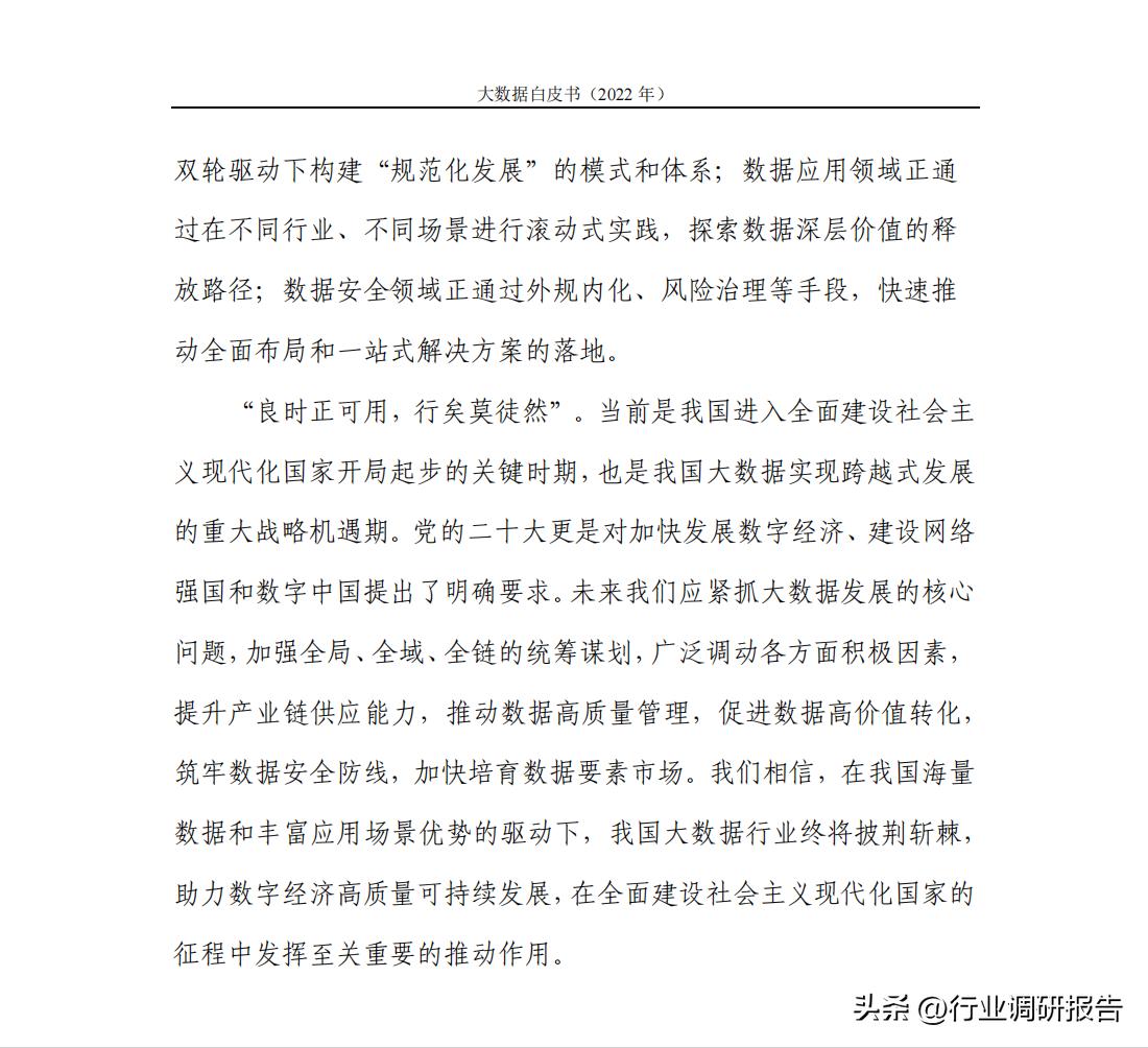 研读2019大数据产业发展白皮书,2022数字安全产业大数据白皮书