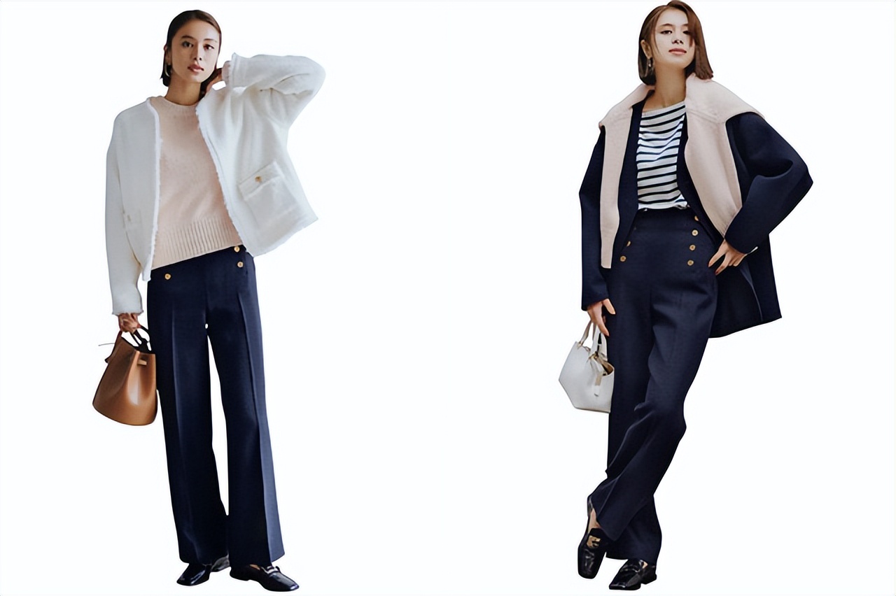 秋季藏青色上衣的最佳搭配色,藏青色短裙怎么搭好看秋天