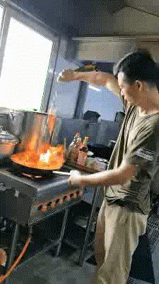 深圳厨师书法,广东厨师写书法