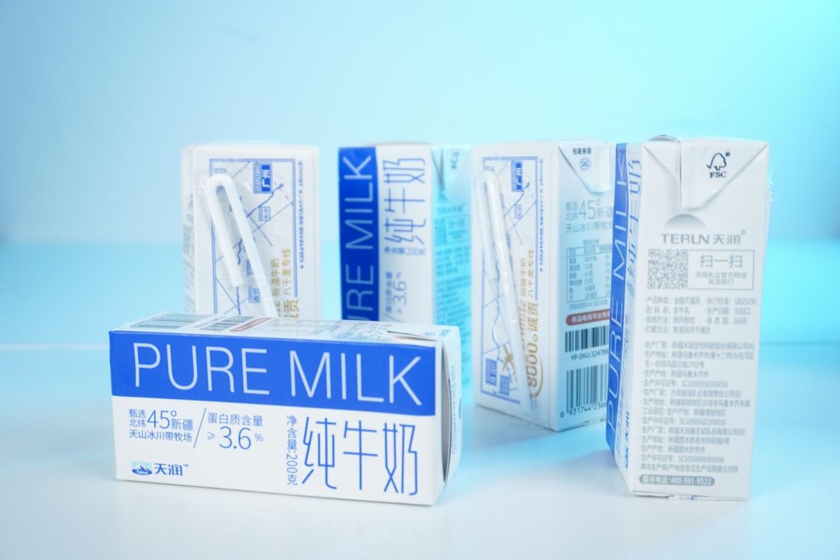 天润浓缩纯牛奶适合多大小孩子喝,口感纯正奶香浓郁