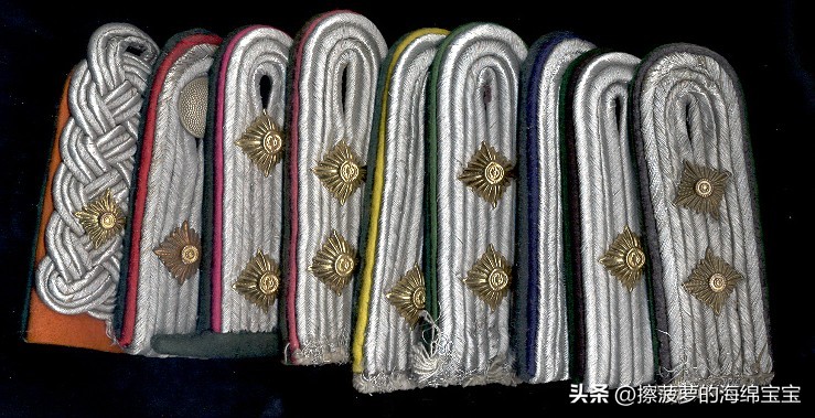 二战德国空军军衔标志,二战德国军衔级别对照表