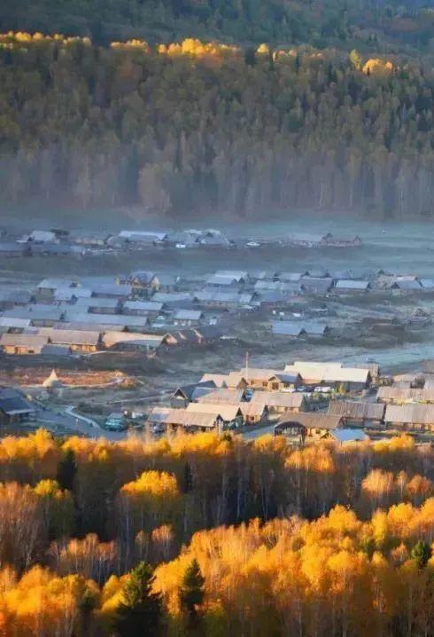 秋季喀纳斯,喀纳斯之秋风景画