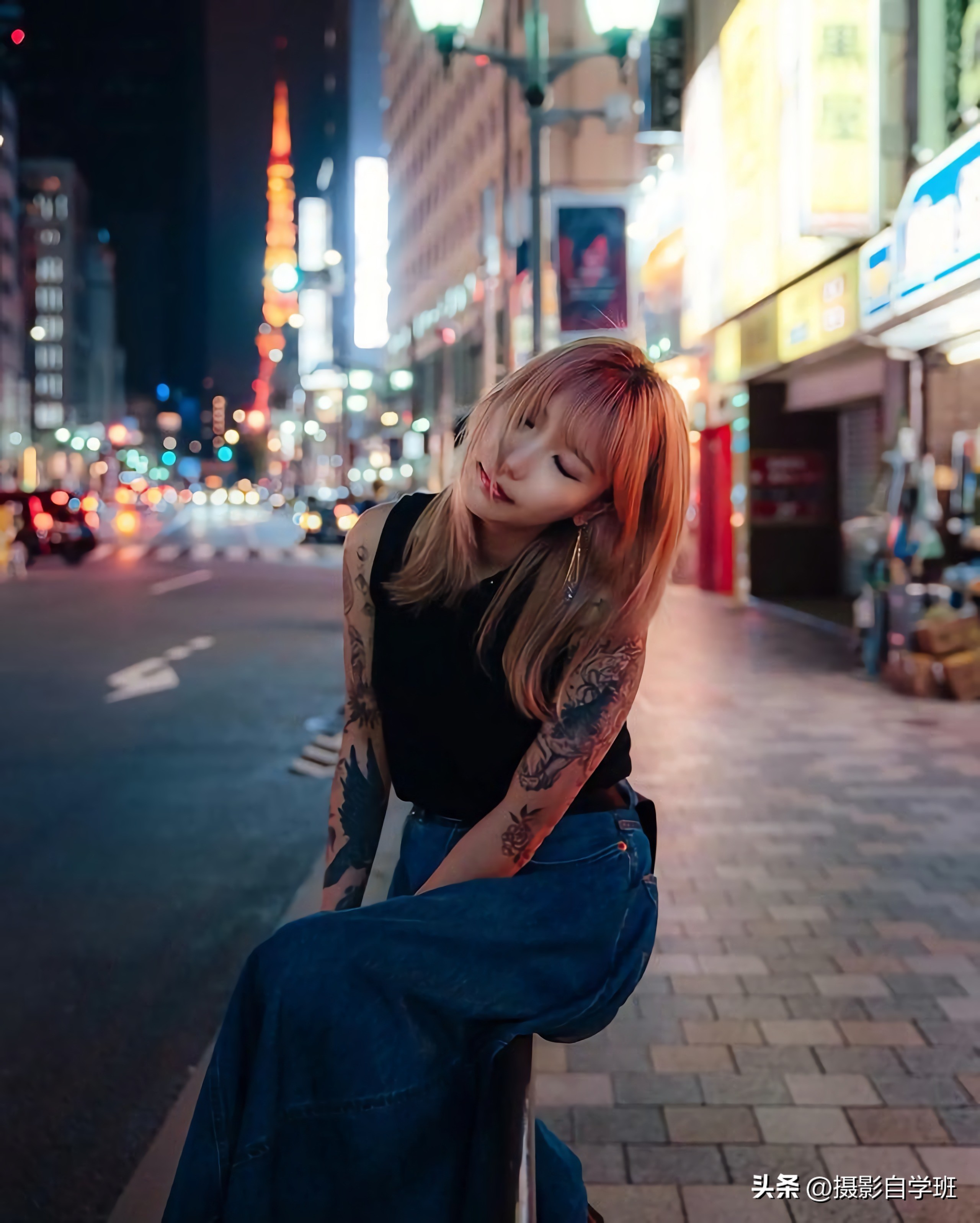 拍夜景照片这7个摄影技巧要记住,夜景人像如何用光