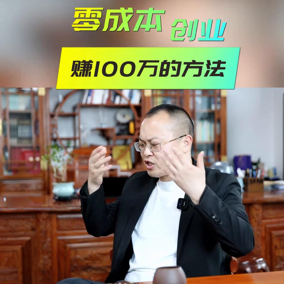 从零创业挑战100天营收100万,零投资100种赚钱方法图片