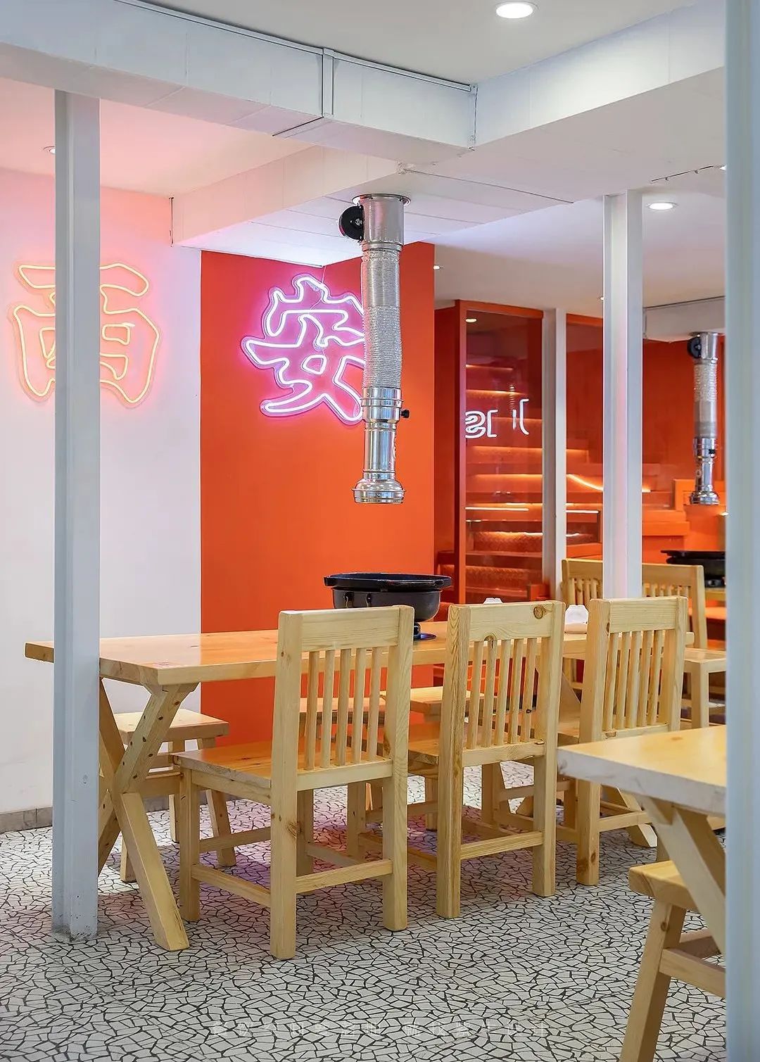 高端烤肉餐饮设计,烤肉店最平价的设计风