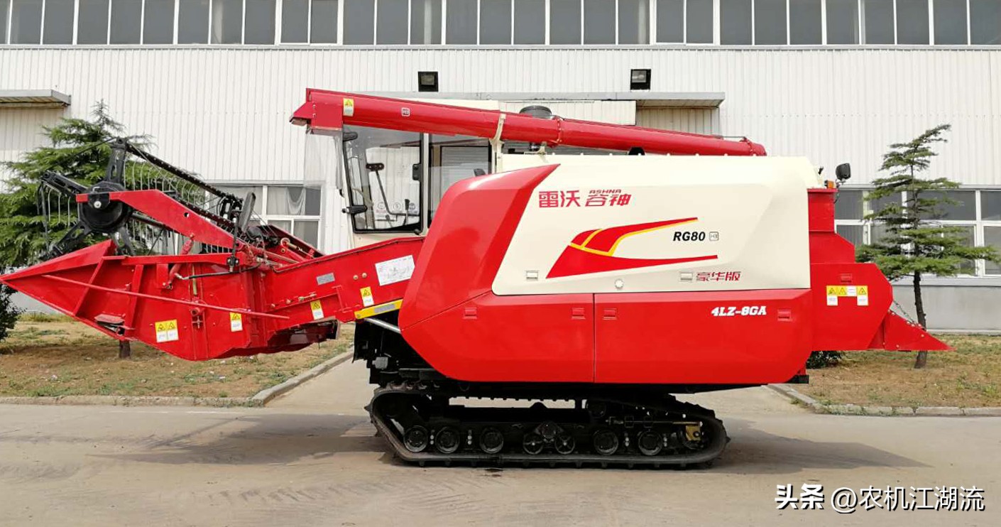 大型水稻收割机全过程,史上最快的水稻收割机