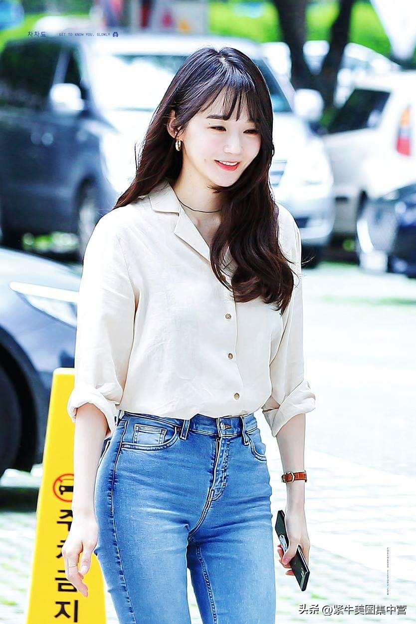 姜敏京牛仔裤穿搭,姜敏京牛仔裤写真