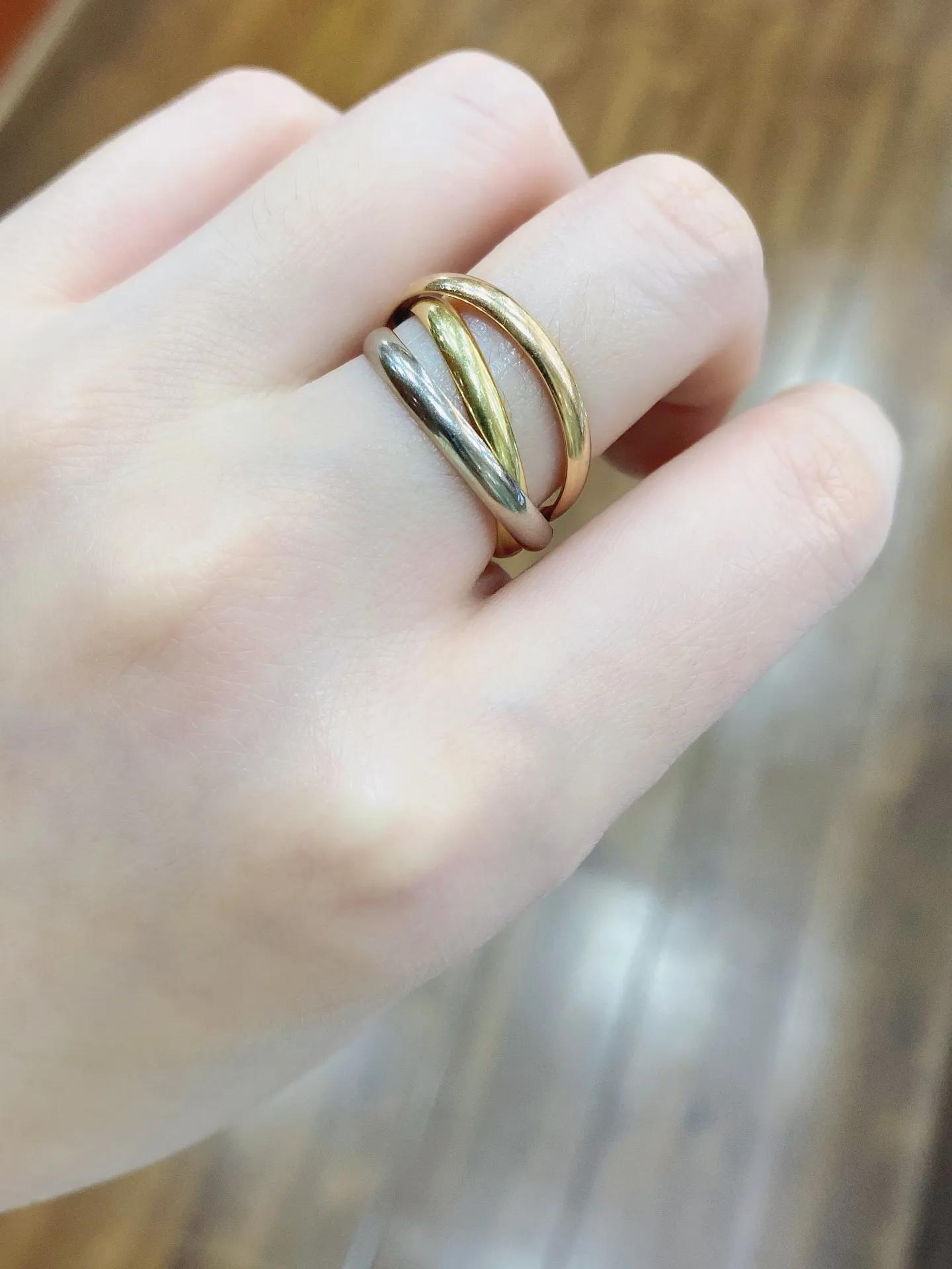 卡地亚三色戒指真假鉴定,卡地亚三色戒指宽版和窄版哪个好