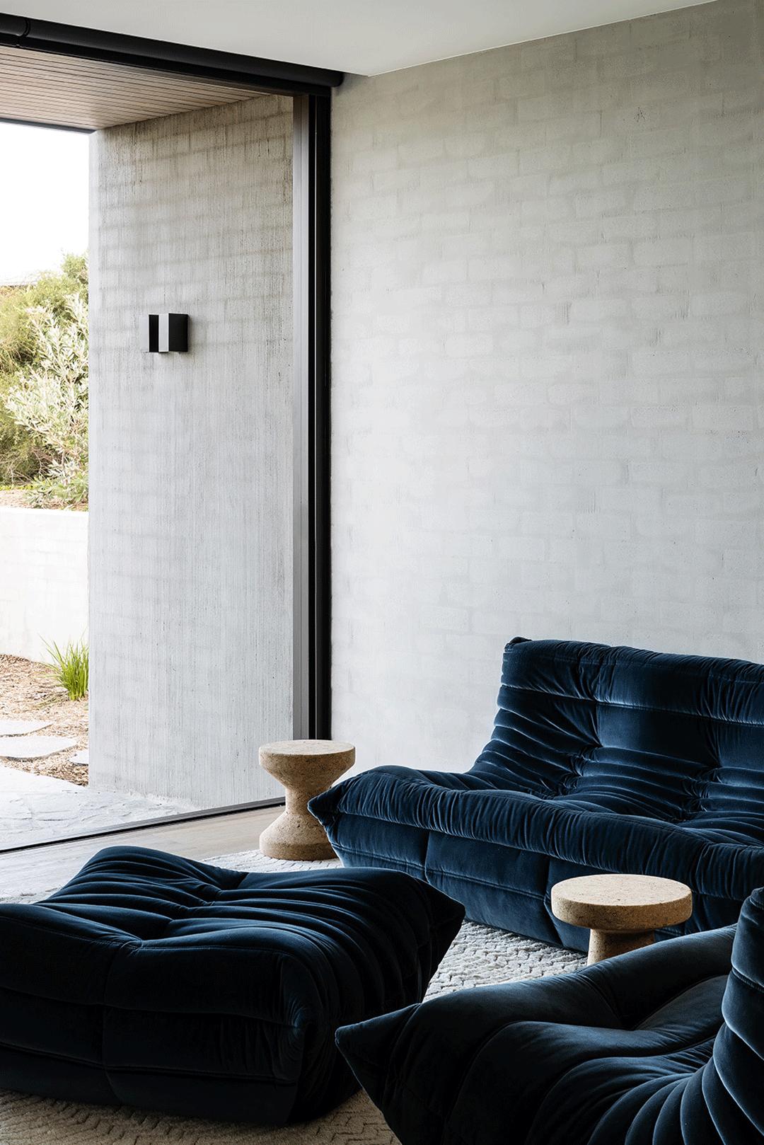 花园式极简清水混凝土别墅,混凝土极简别墅