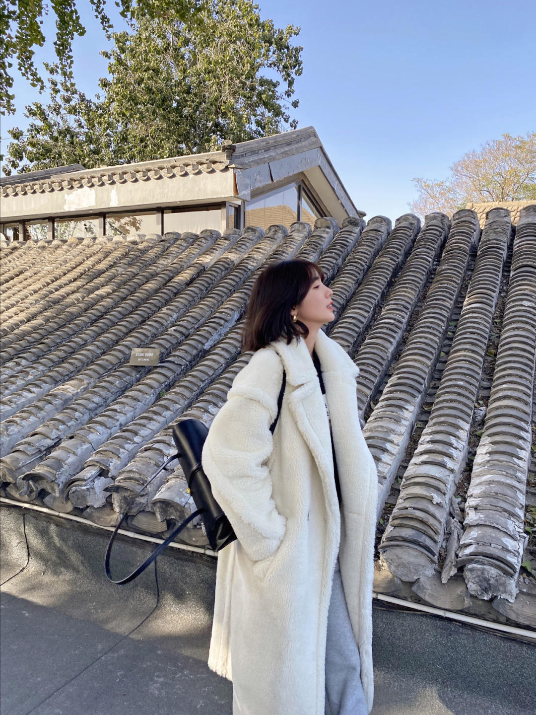 秋冬季高级感羊羔绒外套慵懒风,软糯糯羊羔绒外套