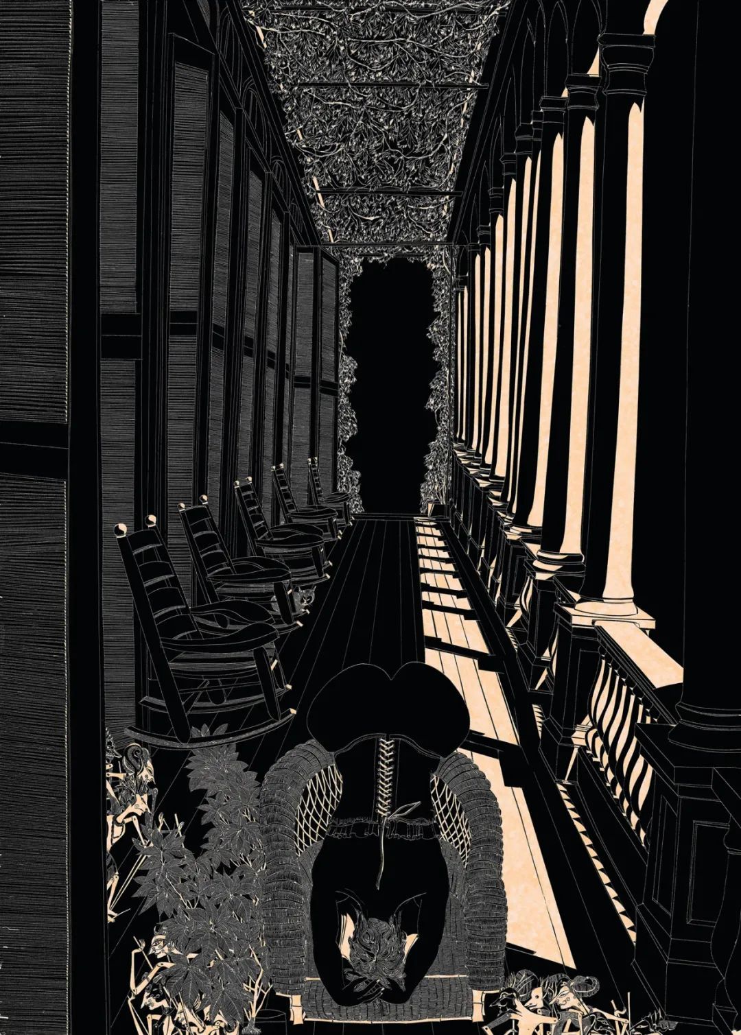 他坚持创作40年，刻出独一无二的黑白世界