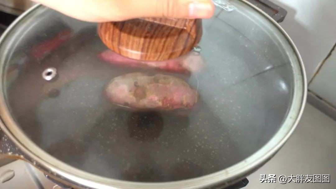 纯手工制作美食红豆切糕更糯微甜,切糕这样做软糯香甜