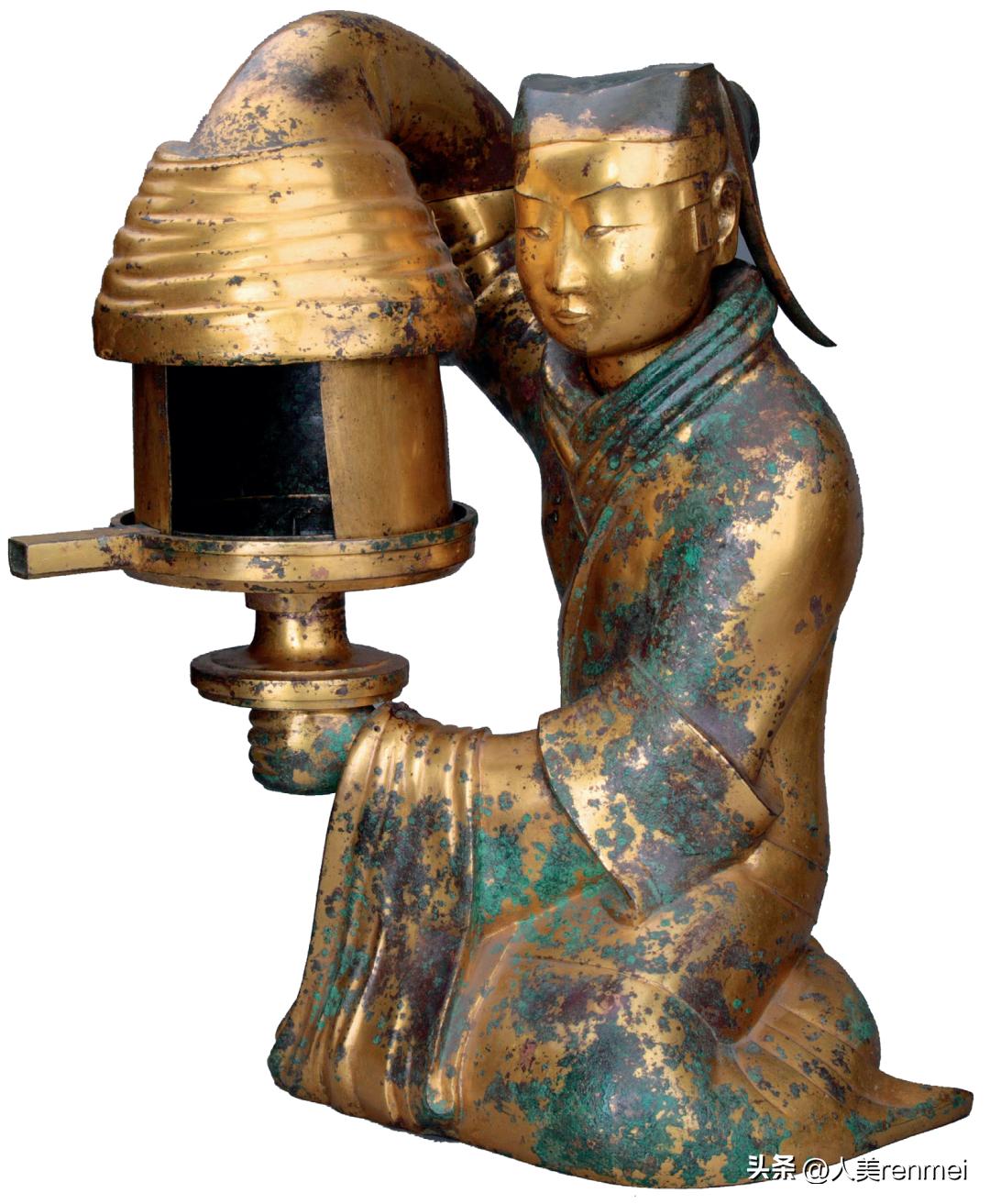 长信宫灯的工艺技法,长信宫灯讲解视频