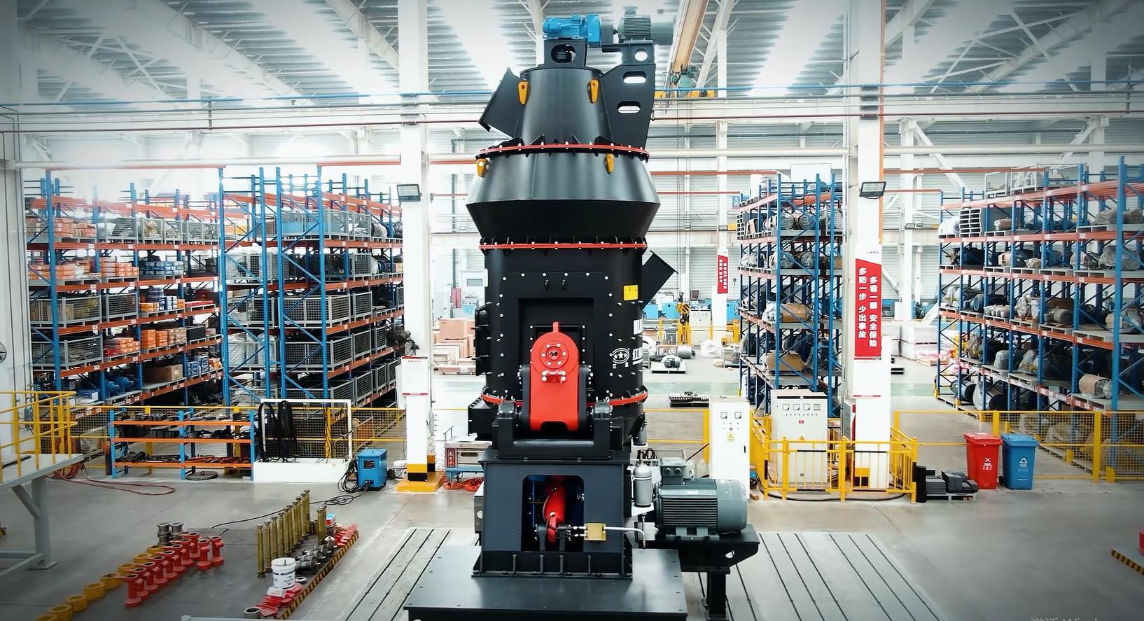 红星新型环保碎石机,大型商用磨粉机全自动一体