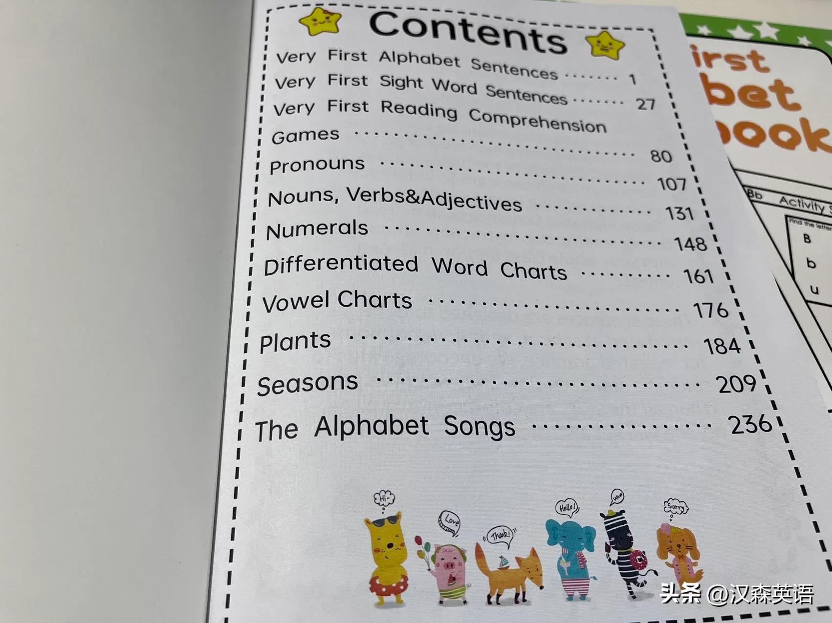 美国学校加州指读字母启蒙高频词汇句子理解等免费分享