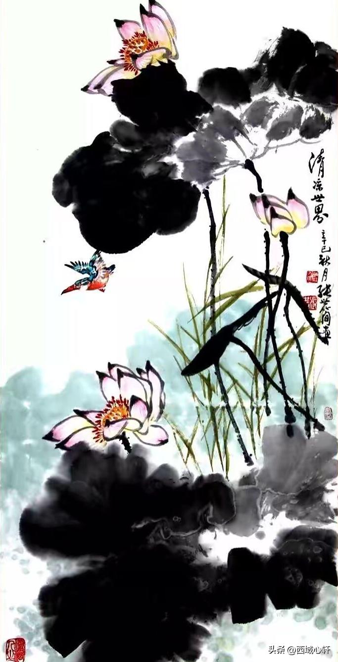 接天莲叶无穷碧映日荷花图片大全,莲叶无穷碧映日荷花别样红三幅图