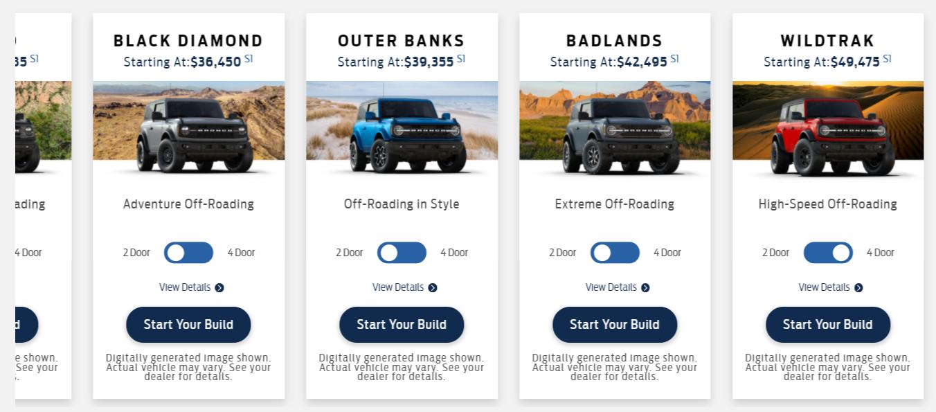 bronco福特越野2021款价格,全新福特bronco海外实车