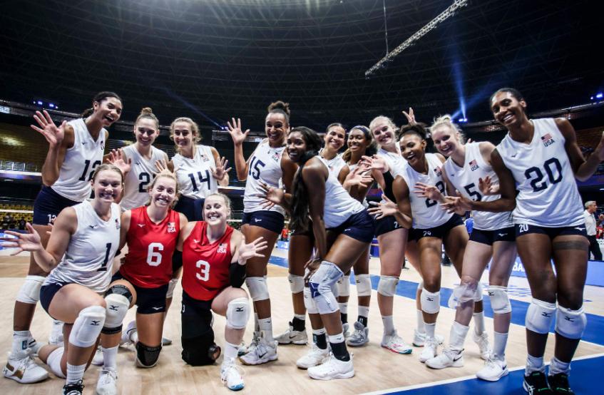 中国美国女排最后一局最新赛况,女排世联赛积分榜美国输了谁