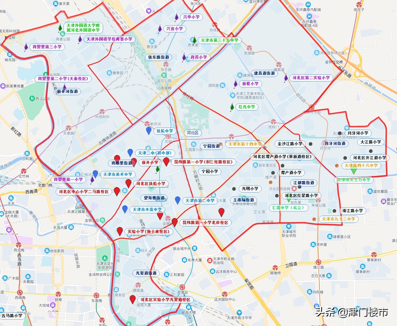 娌冲寳鍖轰簩鐗囧拰涓夌墖鐨勪腑瀛﹀摢涓ソ,娌冲寳鍖哄摢鐗囧鏍″ソ