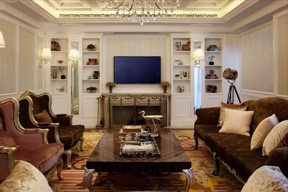 第一眼就很惊艳的电视背景墙,招财电视背景墙