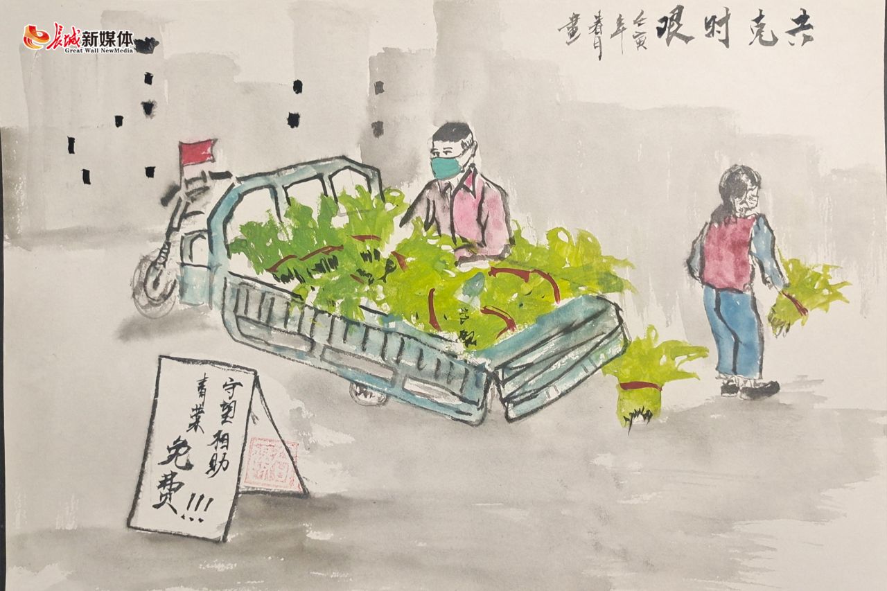 抗疫中最美的你绘画,抗疫中最美的你主题绘画