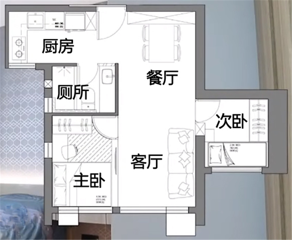 香港一对年轻情侣买房,香港90后夫妻买下35平米小家