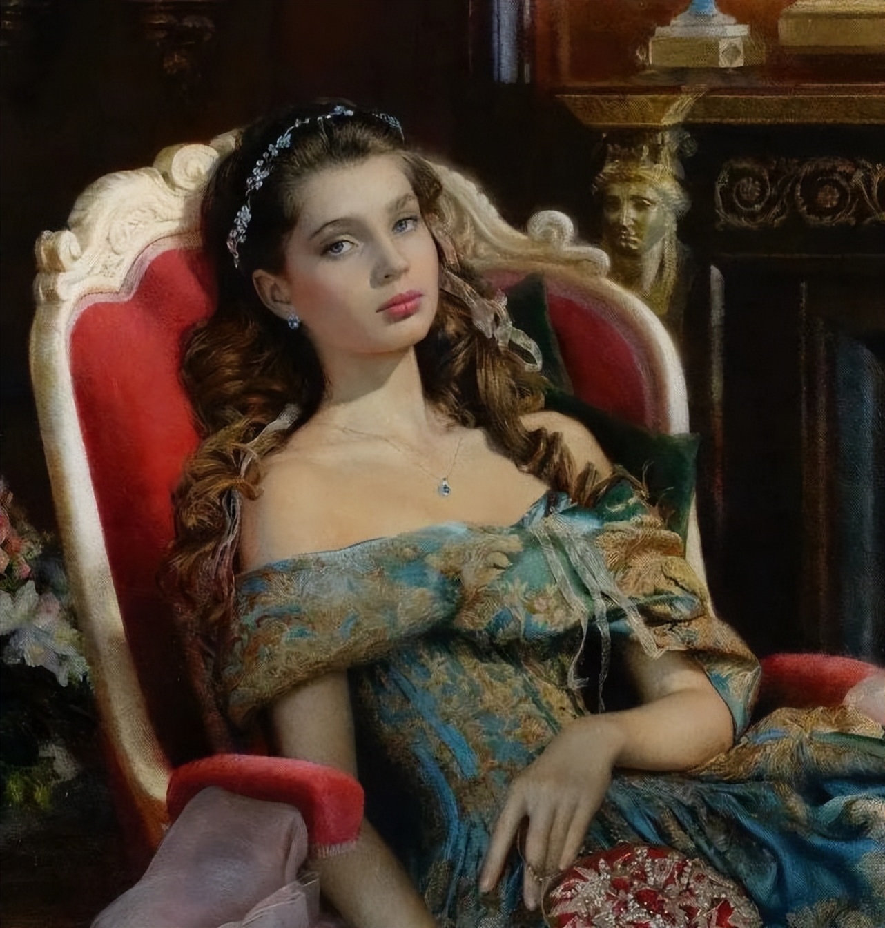 俄罗斯艺术家玛丽娜绘画,俄罗斯玛丽娜的画