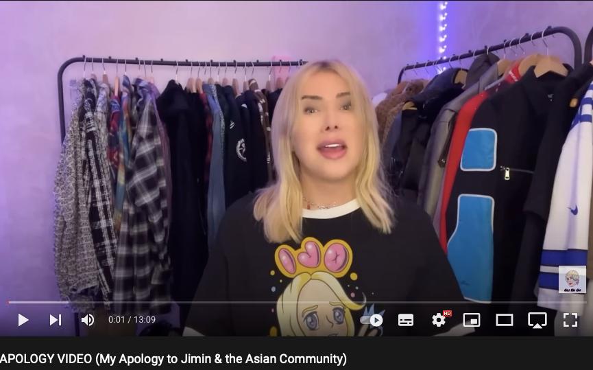 白人网红沉迷Kpop文化，狂整容还做丁丁缩小术，被韩国人骂至道歉