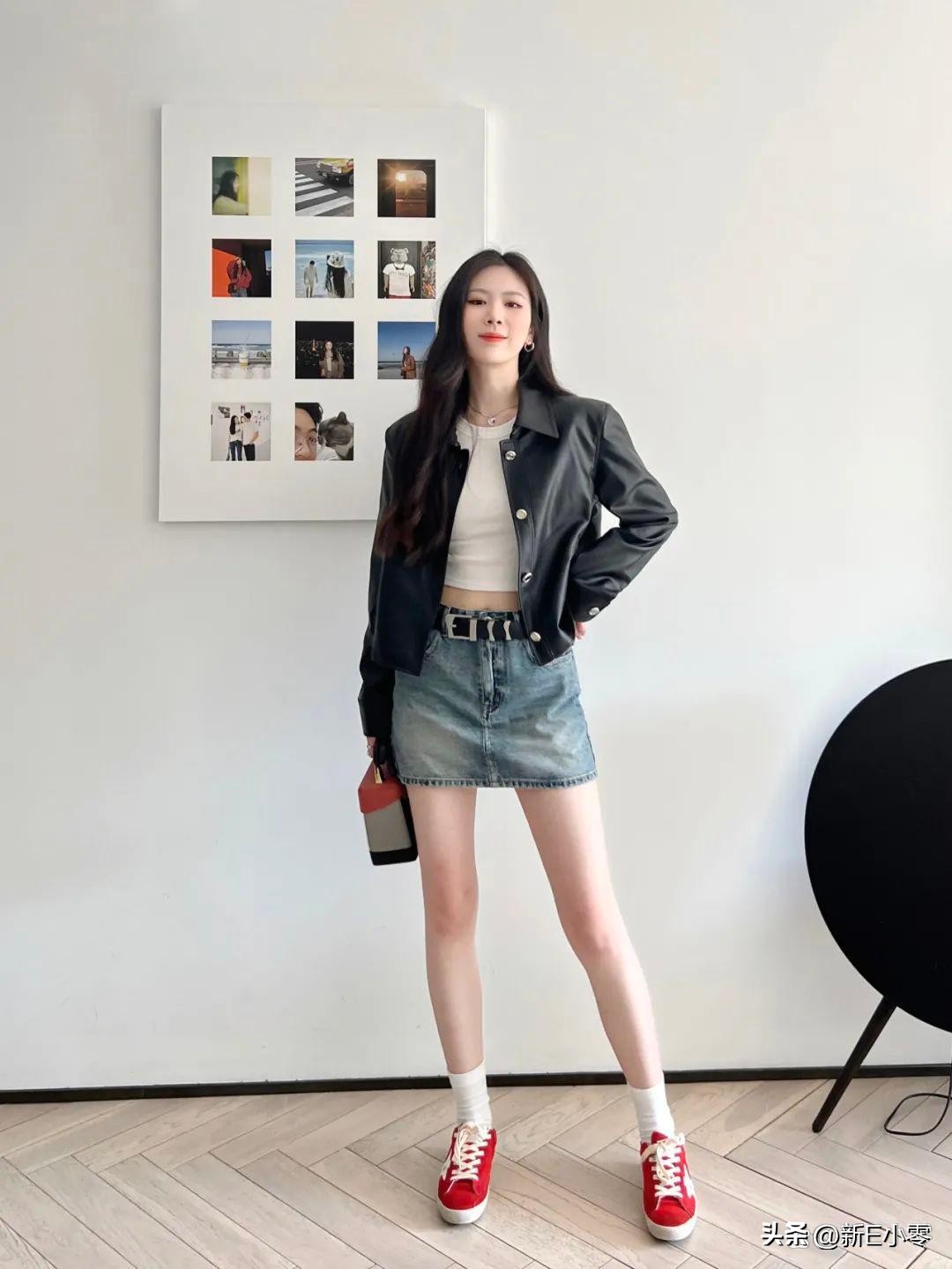 2024早春新款皮衣大码,一件皮衣有多百搭