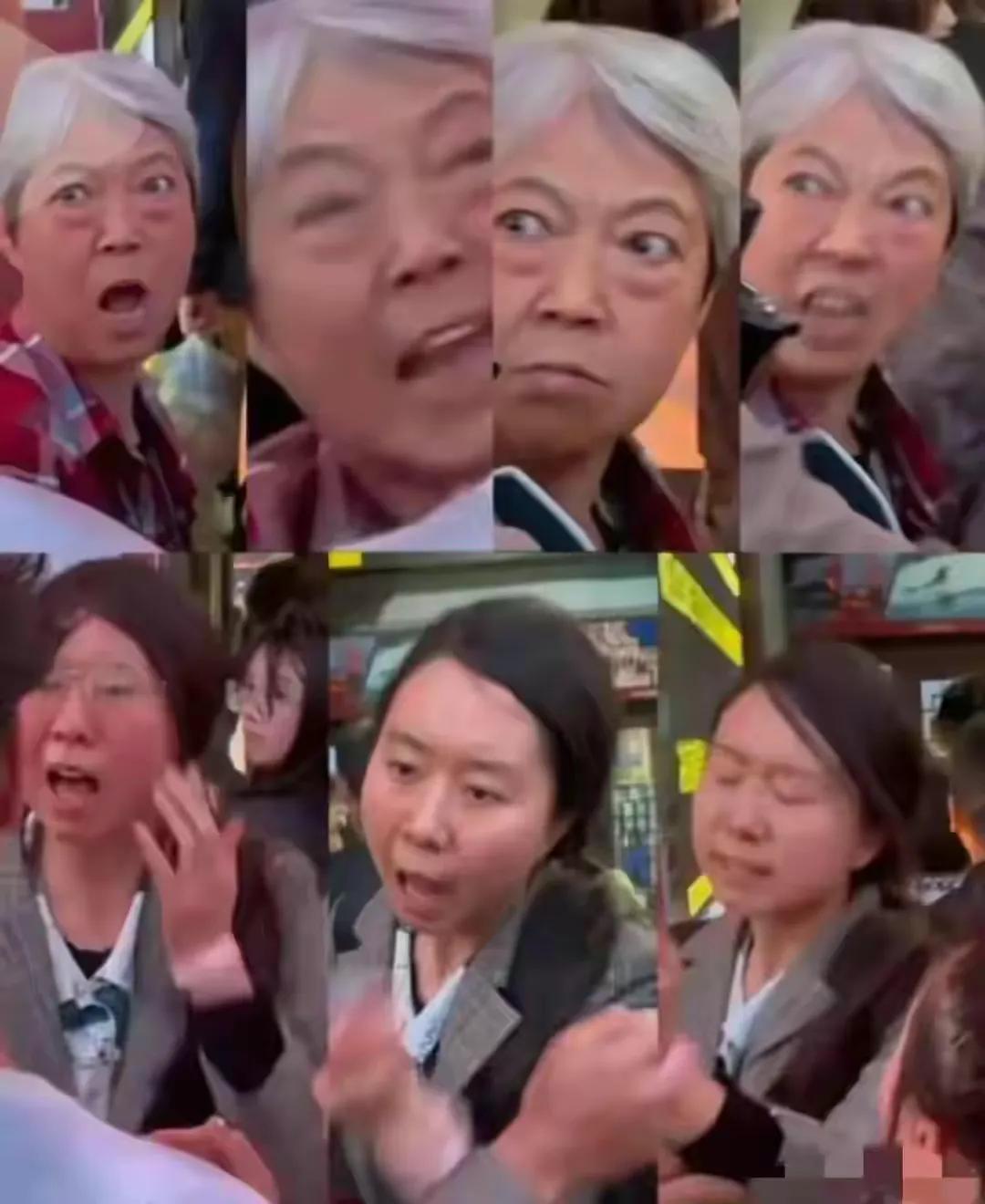 婆孙两人插队被制止后发飙,插队婆孙遭谴责