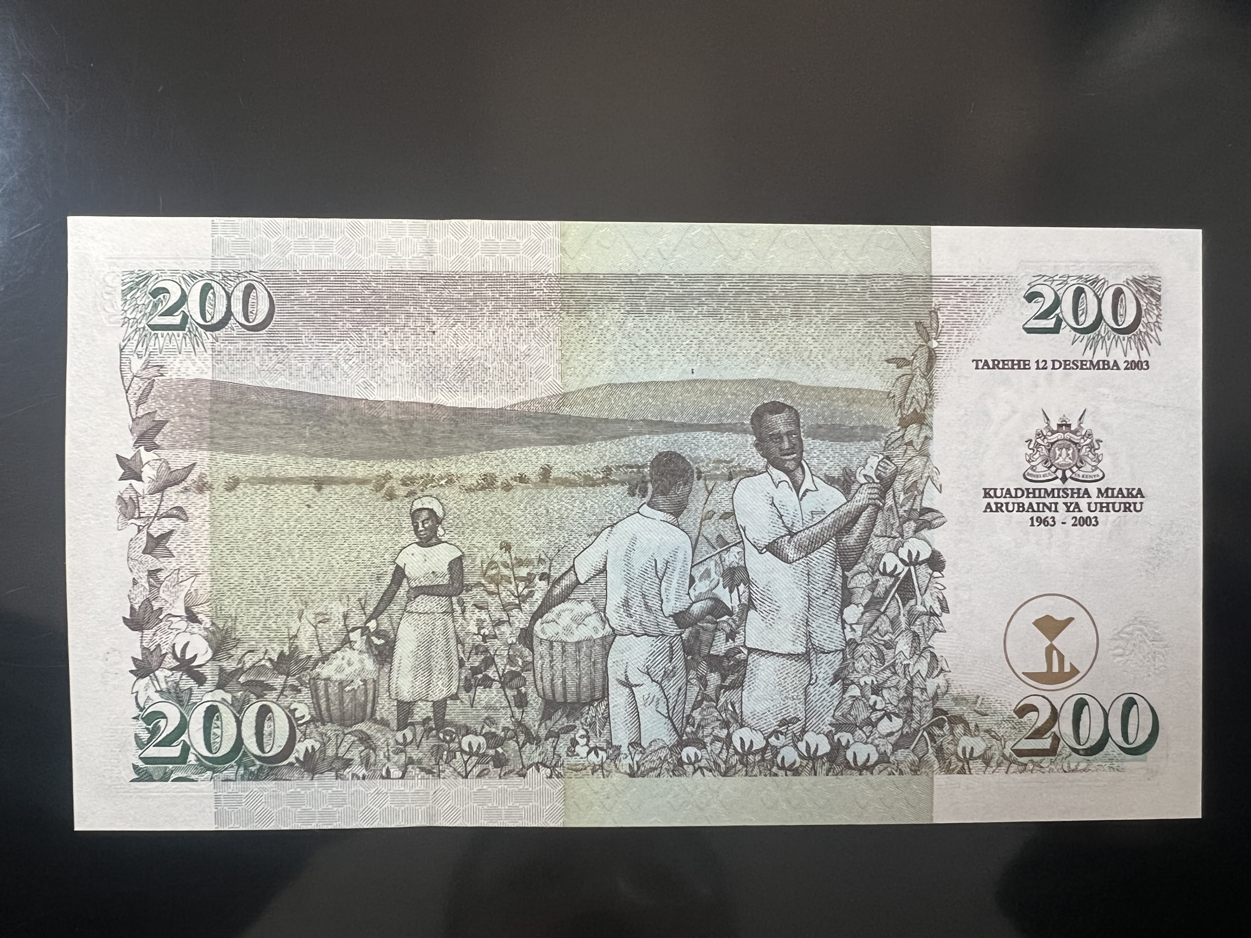 肯尼亚百元钞,肯尼亚纪念钞
