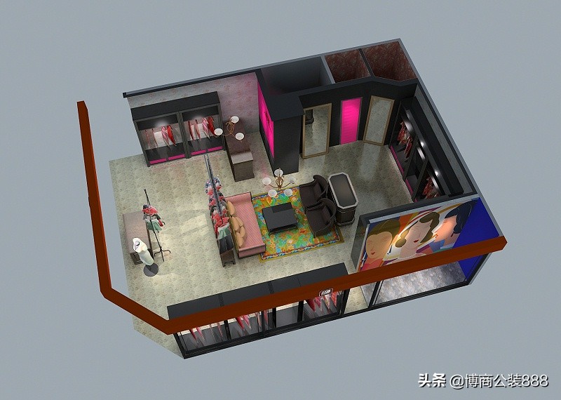 服装店开了三层怎么布局,已经装修好的小服装店怎么陈列