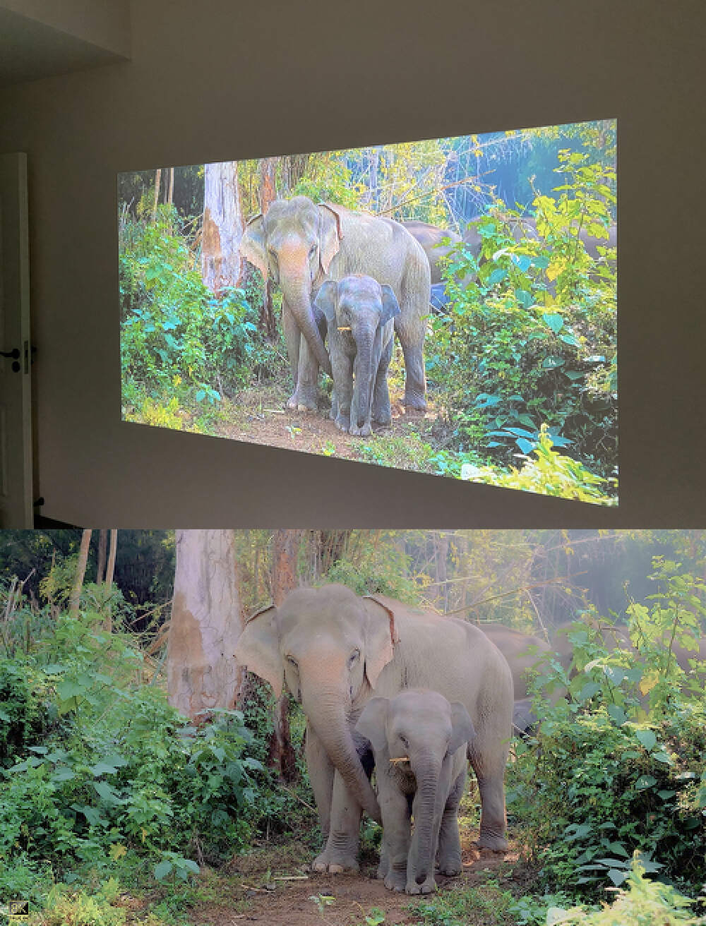 aoc智能投影仪a1max真实亮度测评,aoca1真实亮度